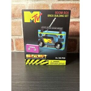 Brickcraft MTV Boom Box Brick Building Set (8+ 94pcs) NEW